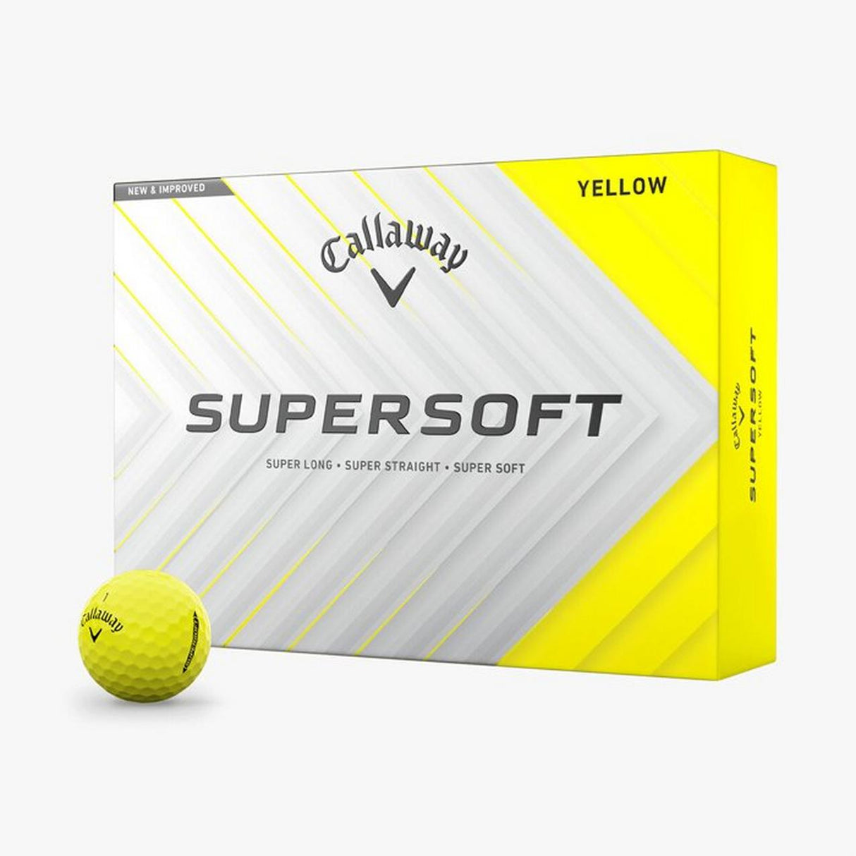 Callaway Supersoft 25 Balle de Golf Core Softfast Hyperélastique