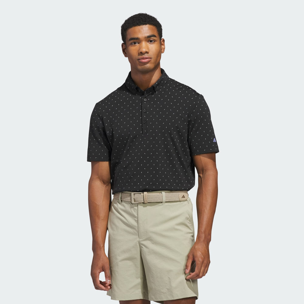 MEN'S ADIDAS ULTIMATE + MICRO PRINT POLO