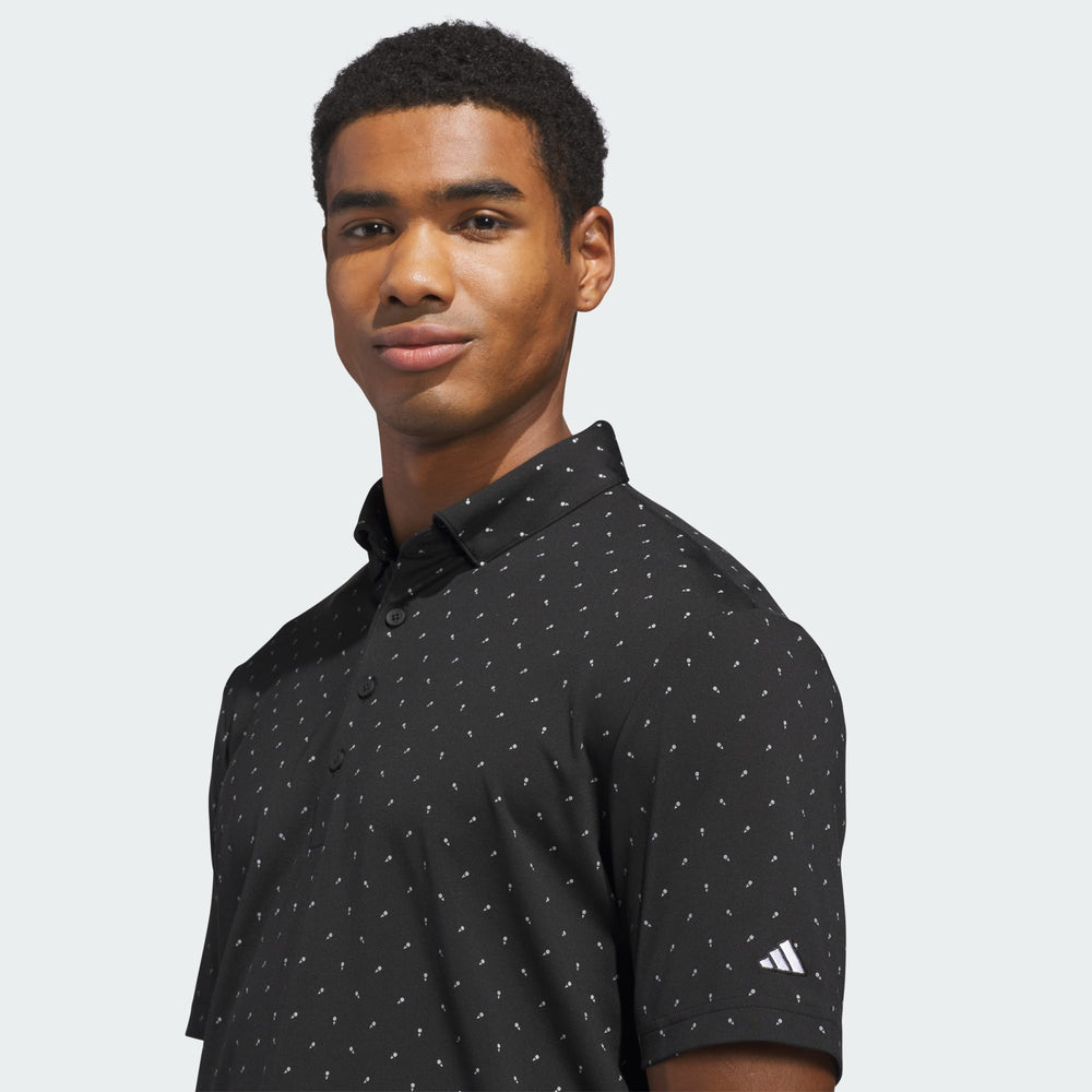 MEN'S ADIDAS ULTIMATE + MICRO PRINT POLO