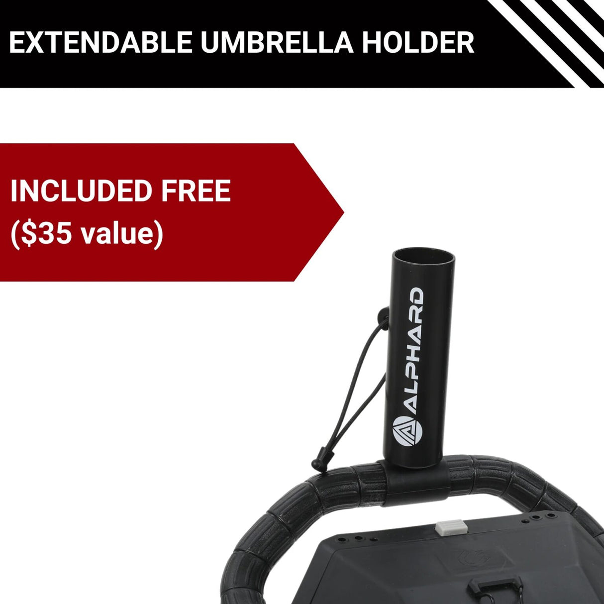 Alphard CyberCart Chariot De Golf Électrique Avec Manette Pliable