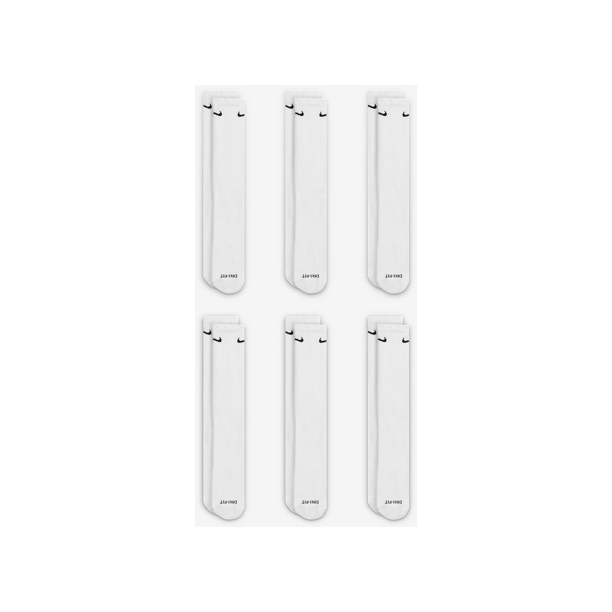 Nike Everyday Plus Cushioned Socks for Adults, 6-Pair Pack