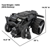 AXGLO E5 ELECTRIC TROLLEY 2026 FOLLOW ME + REMOTE GREY