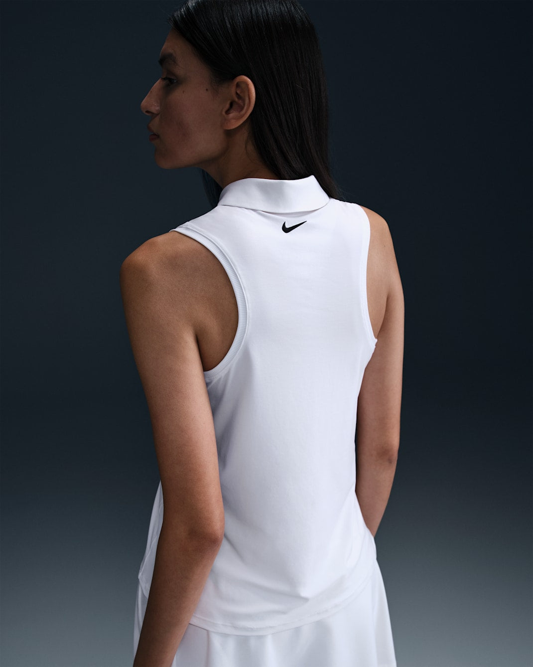 NIKE DRI-FIT VICTORY SLEEVELESS WOMEN'S POLO SHIRT