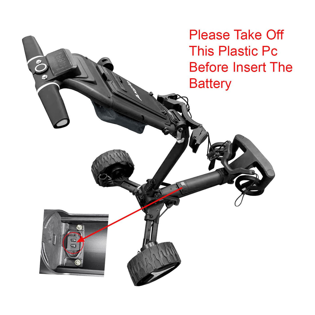 AXGLO E5 ELECTRIC TROLLEY 2026 FOLLOW ME + REMOTE GREY