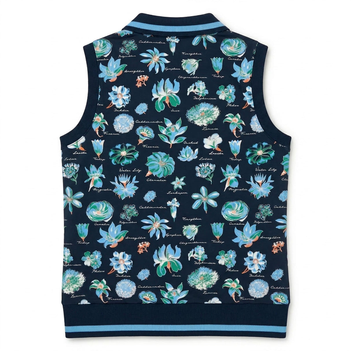 PENGUIN Textbook Floral Sleeveless Golf Polo WOMEN