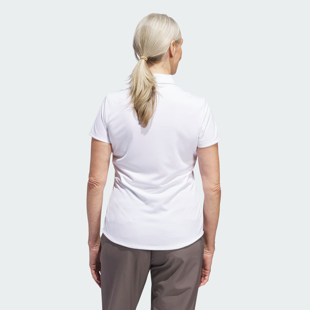 POLO ADIDAS PERFORMANCE SOLID MANCHES COURTES FEMME