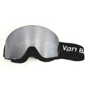 Magnetic Ski Goggles Van Bergen Large Size Unisex For Competition Day And Night Lenses Included