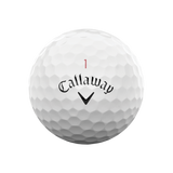 Callaway Chrome Tour X White Ball Hyper Fast Soft Core For Distance and Control