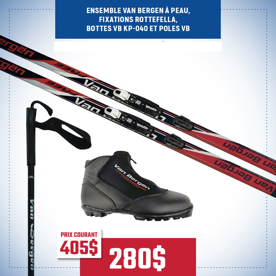 Van Bergen Complete Cross-Country Ski Set Elegant Skin For Optimized Performance