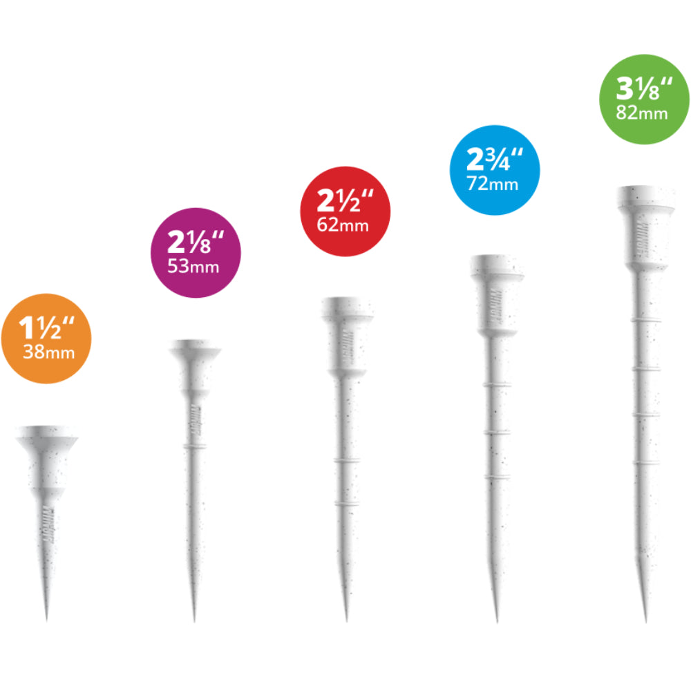 Tee Golf Lignum Tee Classic Pour Distance Et Précision Premium