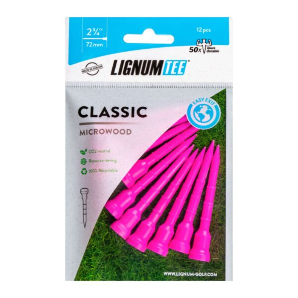 Tee Golf Lignum Tee Classic Pour Distance Et Précision Premium
