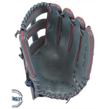 LOUISVILLE GENESIS FG SLOWPITCH GLOVE BLACK/RED (LEFT HAND THROW)