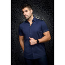CHEMISE AU NOIR DIVENERE MANCHES COURTES