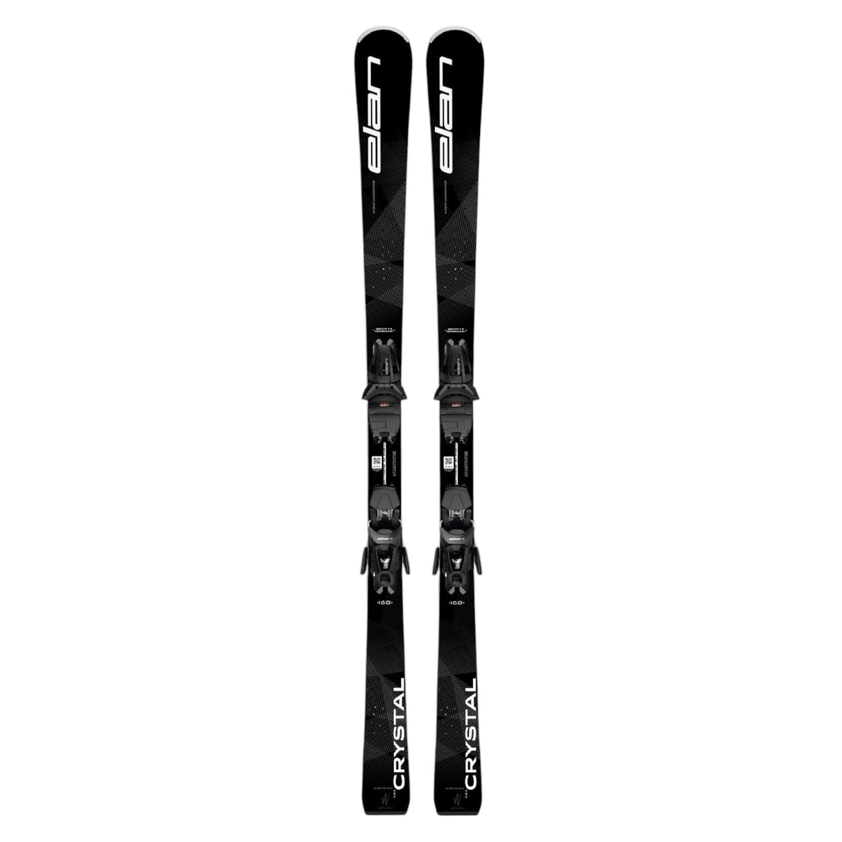 2025 ELAN WOMEN'S CRYSTAL SKIS AND EL 9.0 BINDINGS