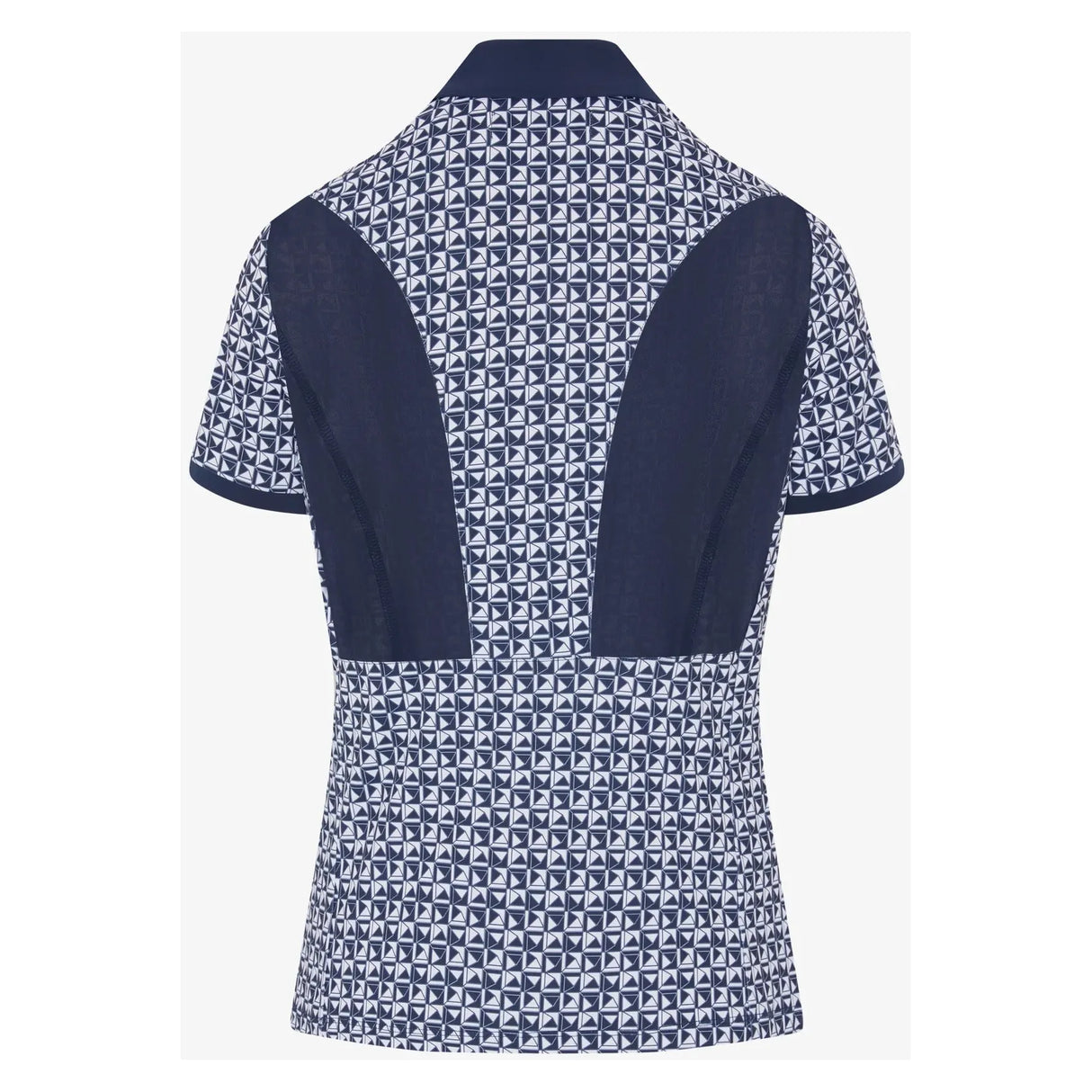 Polo Penguin Geo Imprimé Maille Noire Femme