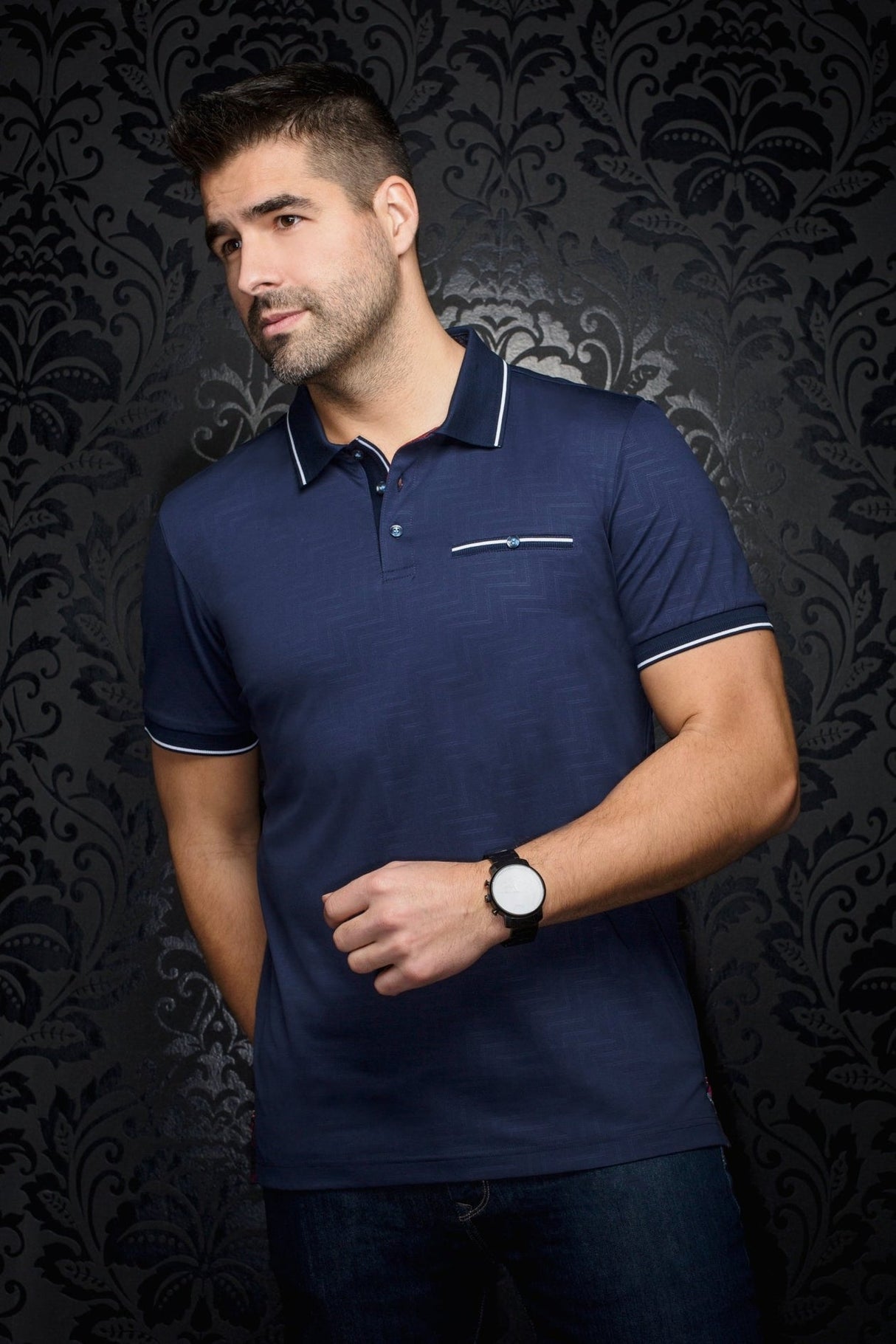 POLO AU NOIR FIORAVANTE