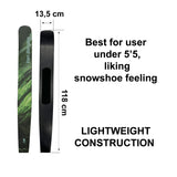 Van Bergen Universal Ski Snowshoe With Binding For Powder Snow