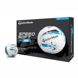 TaylorMade SpeedSoft TM24 Bleu Balle de Golf - Toucher Exceptionnel et Longue Distance