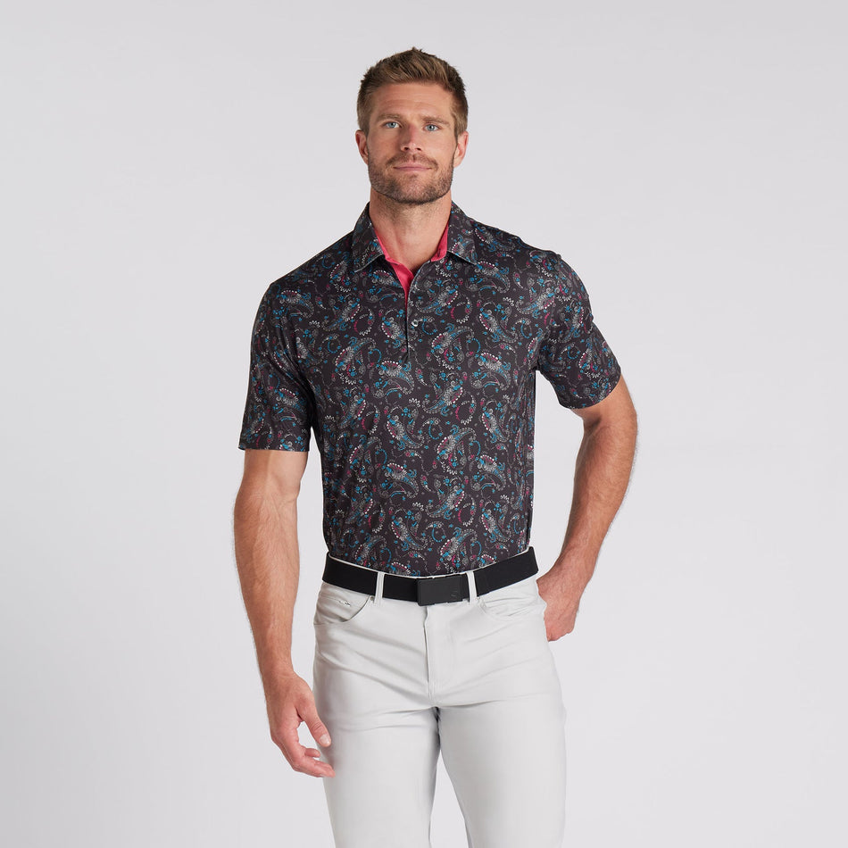 PUMA CLOUDSPUN PAISLEY POLO SHIRT