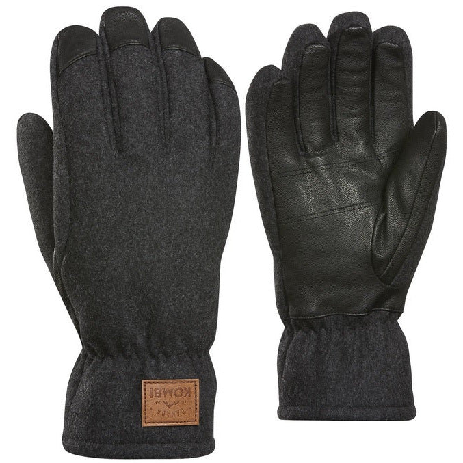 Gant Kombi The Timber Men’s Insulating Wool Gloves With Leather Palm