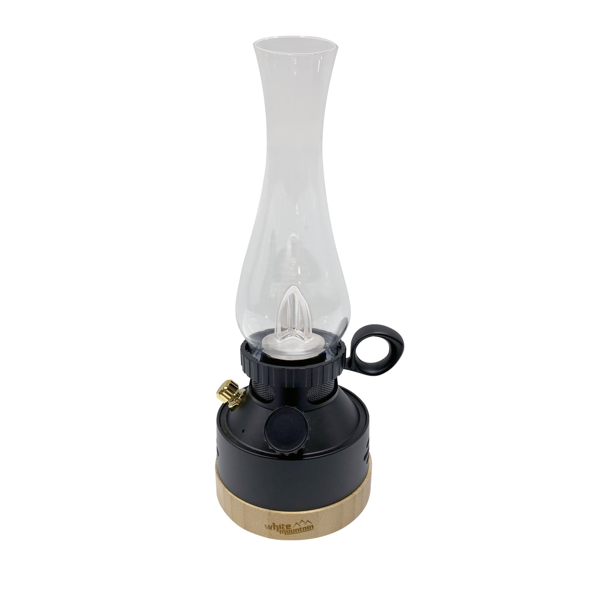 White Mountain LED Rechargeable Lamp With Bluetooth Speaker