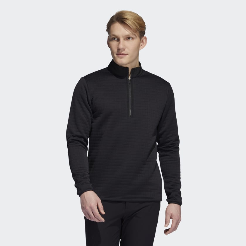 Adidas DWT 1/4 Zip Pullover Sweater In Lightweight Recycled Fleece