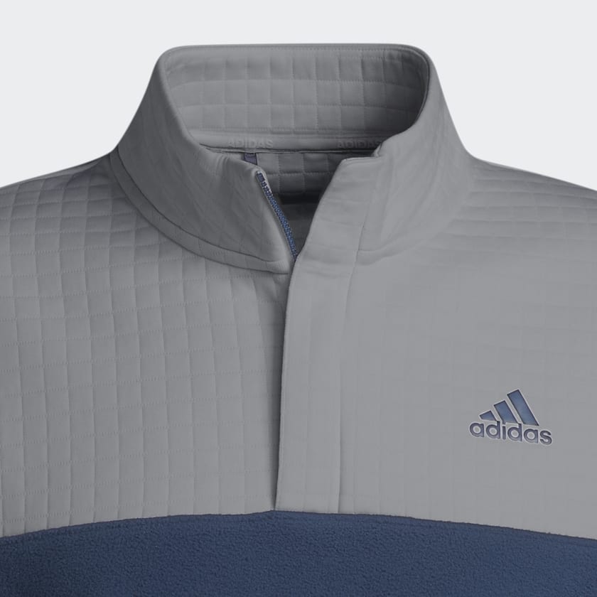 Adidas ZIP Four Golf Sweatshirt In Recycled Fleece For Performance
