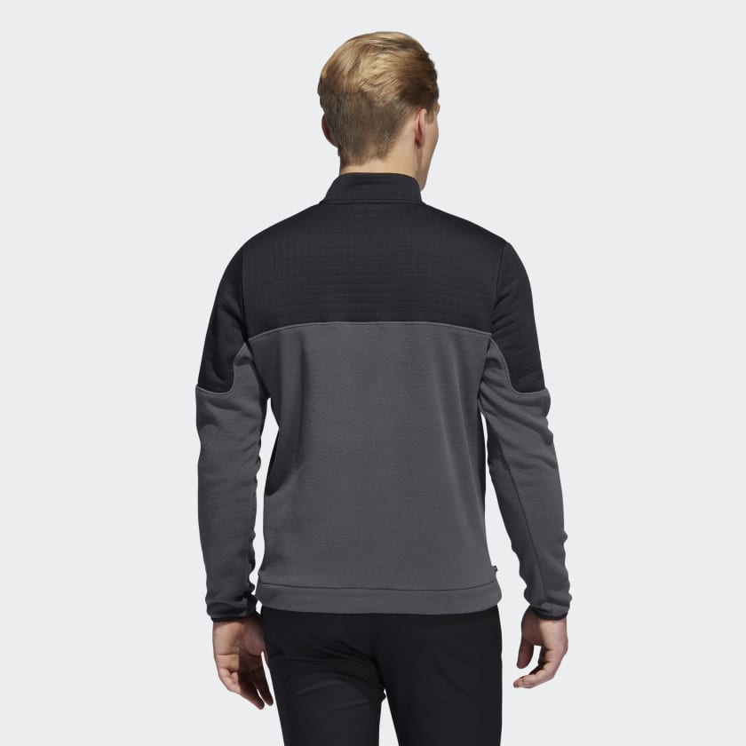 Adidas ZIP Four Golf Sweatshirt In Recycled Fleece For Performance
