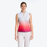 Nivo Polo Sans Manches Summer Mock Pour Femme Golf Performance