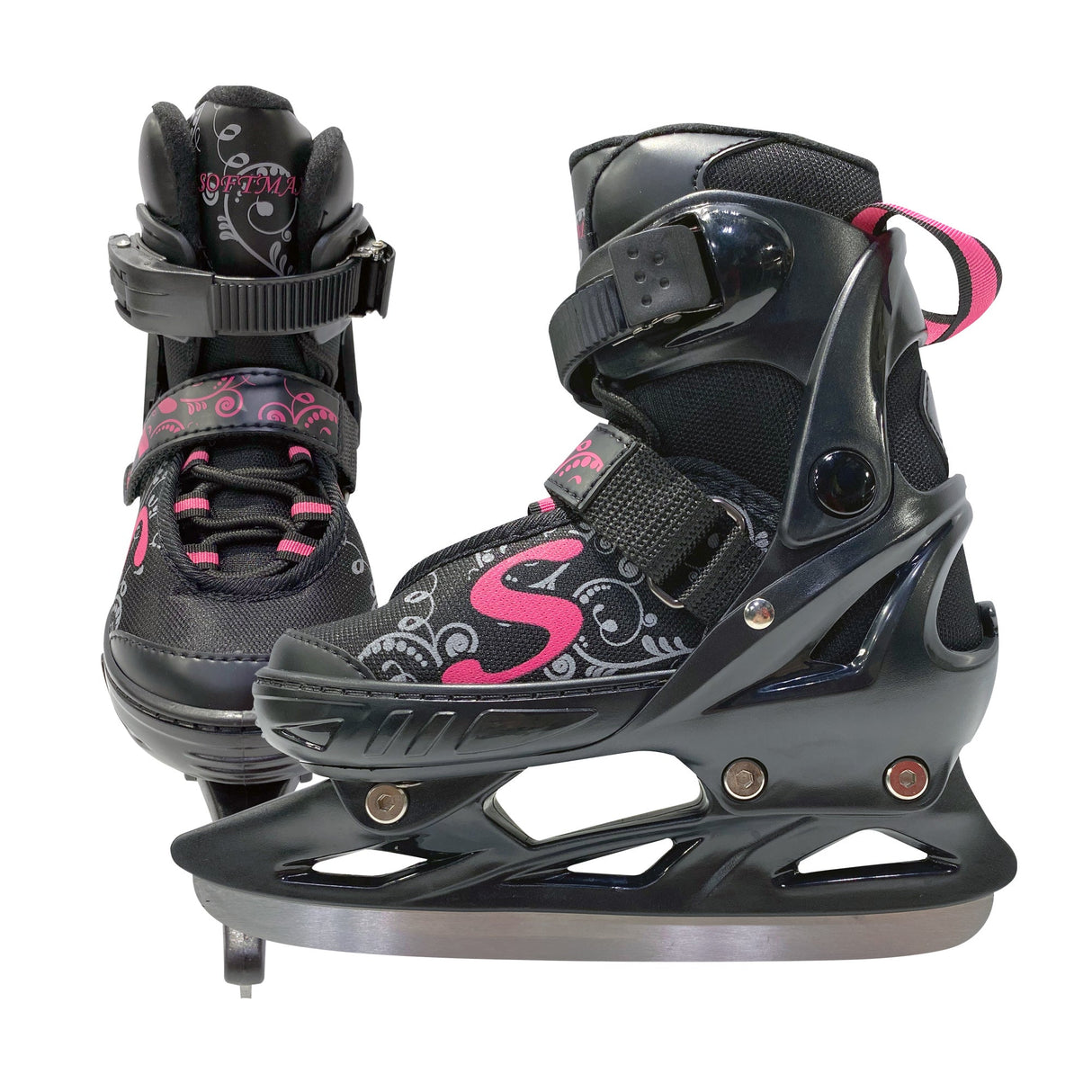 Softmax Adjustable Ice Skates Child Comfort And Control Stability