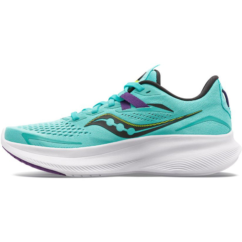 Saucony Ride 15 Women Shoe Cushioning PWRRUN Plus Plush Sockliner