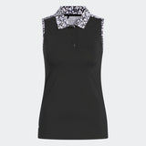 Adidas Ultimate 365 Polo Sans Manches Imprimé Pour Femme Élégant