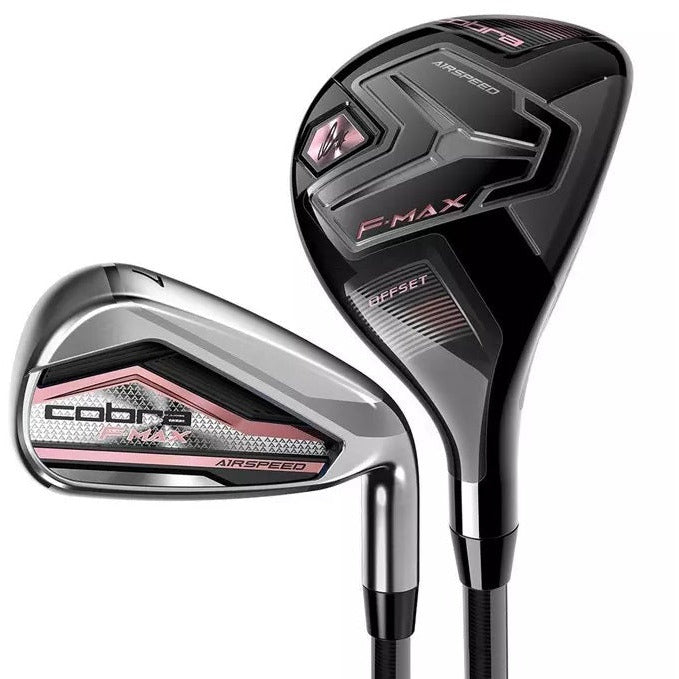 ENSEMBLE FERS COBRA F MAX COMBO 5H 6H 7 PW SW FEMME