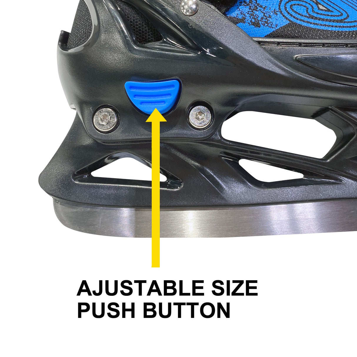 Softmax Adjustable Ice Skates for Children Four Comfortable Sizes