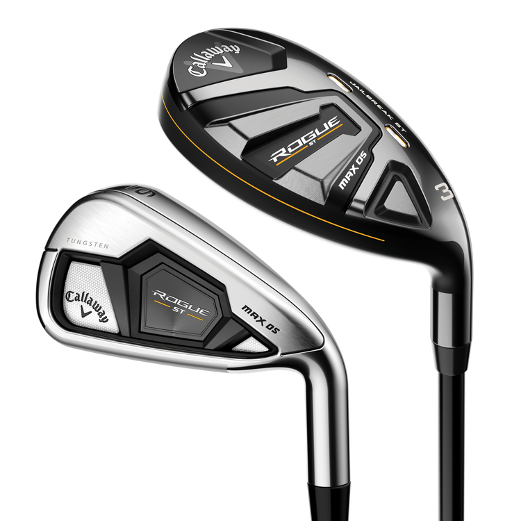 CALLAWAY ROGUE ST MAX OS COMBO STEEL IRONS SET