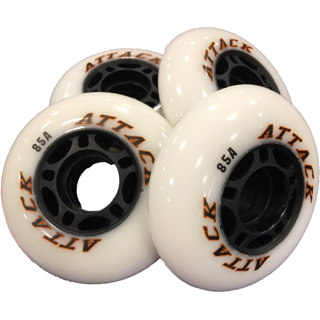 INLINE SKATING WHEELS ATTACK 85A SET OF 4