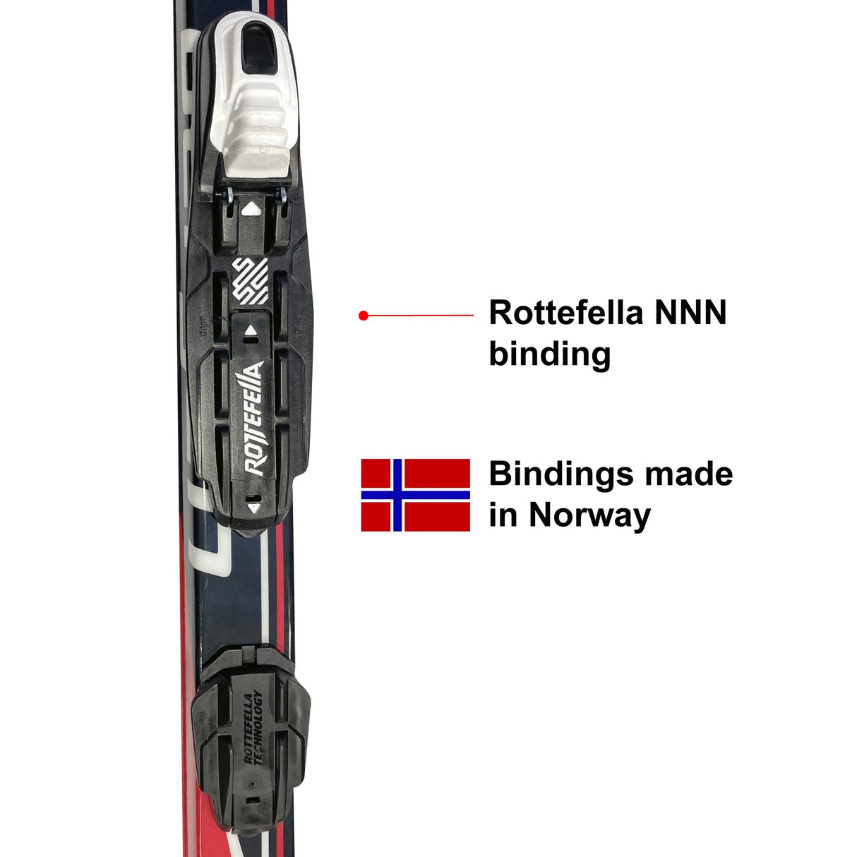 Van Bergen Ski De Fond Avec Peau Sans Fartage Fixations Rottafella NNN
